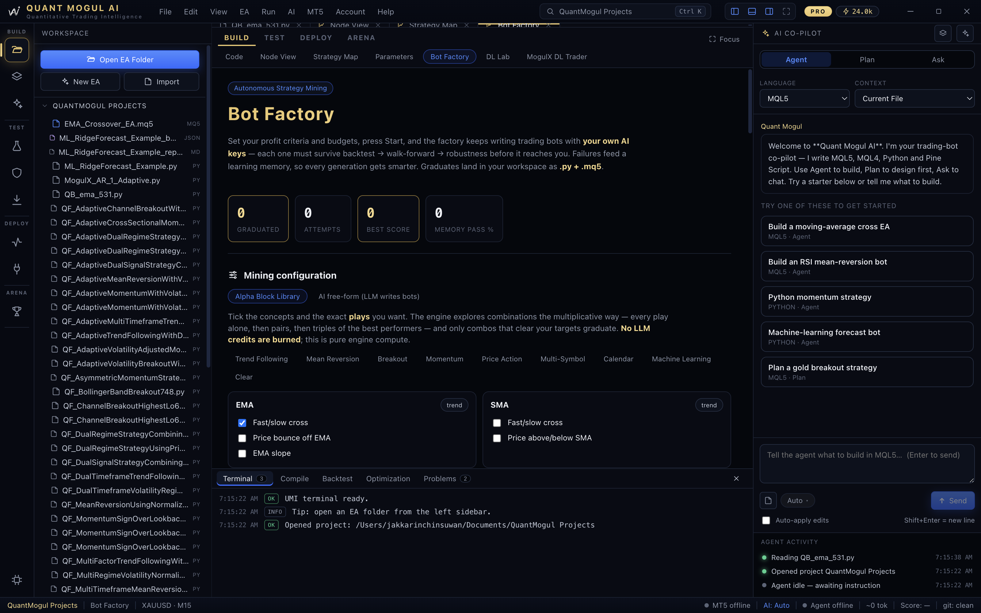 Bot factory